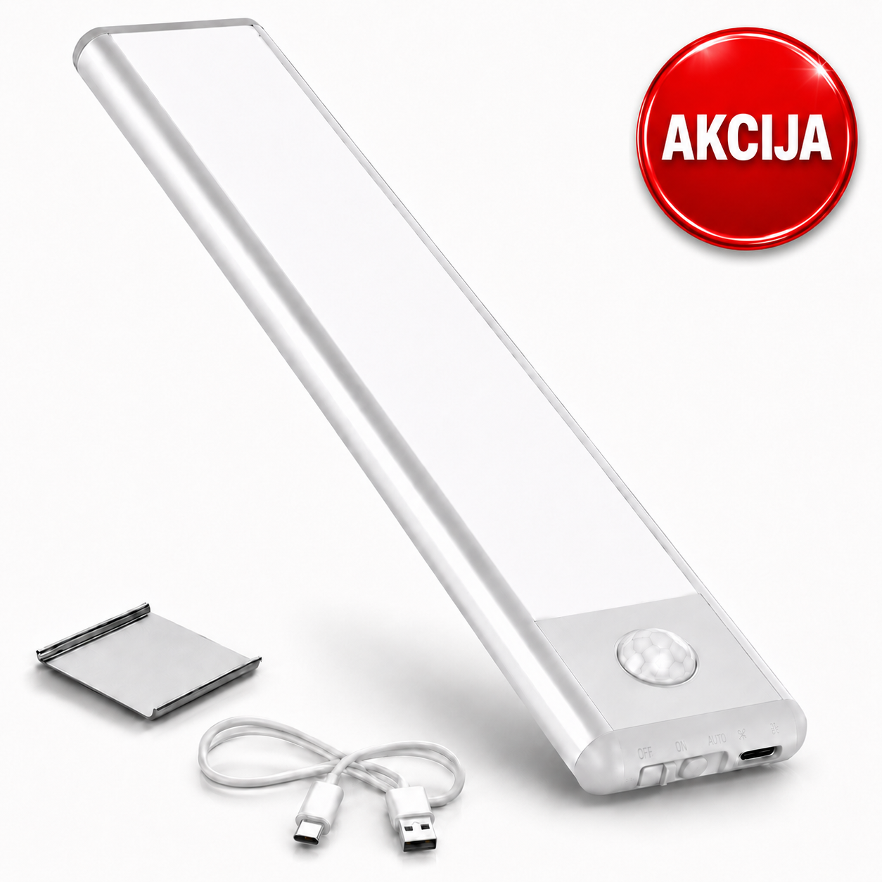 LED lampa sa senzorom pokreta 50cm – USB punjenje
