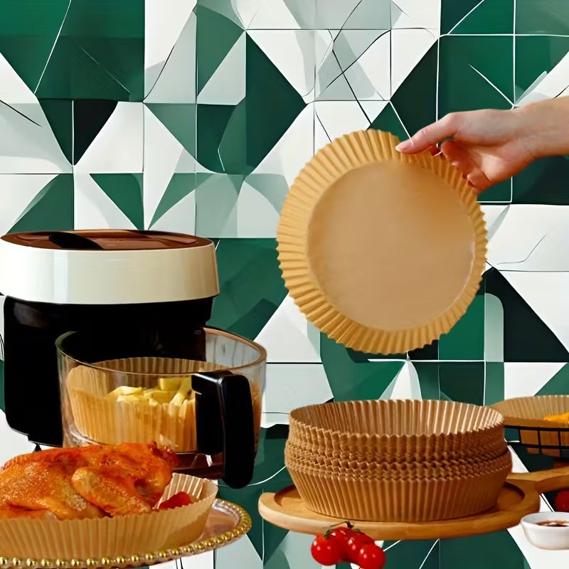 Papirni Kalup za Air Fryer (100 kom) – Bez Masnoće i Čišćenja!