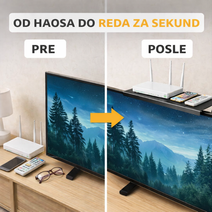 Polica za TV i monitor – pametno iskoristi prostor iznad ekrana
