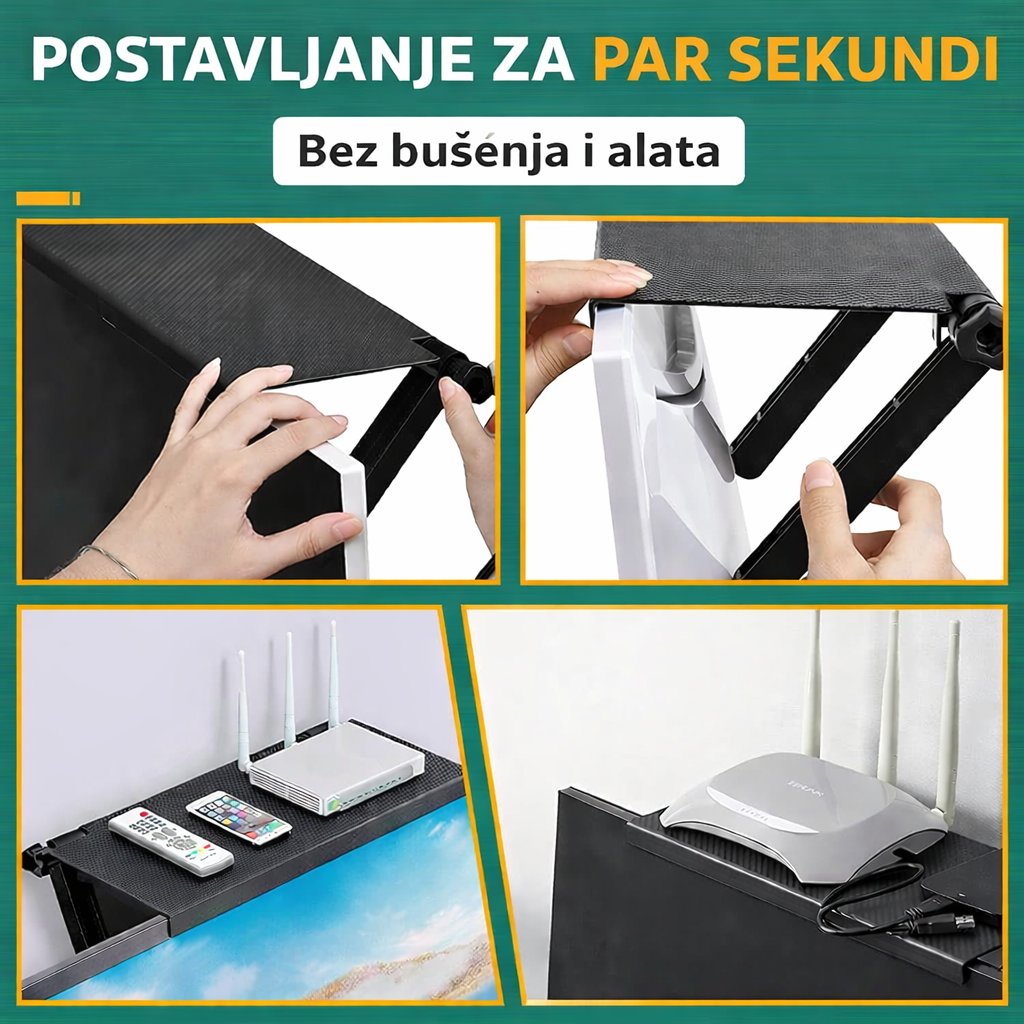 Polica za TV i monitor – pametno iskoristi prostor iznad ekrana