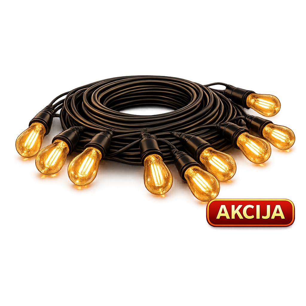 LED Rasveta za ceo dom - 5M KABLA, 10 SIJALICA