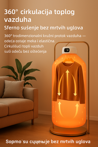 Električna Sušilica i Peglač Garderobe