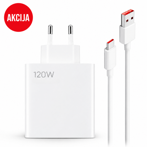 120W PUNJAČ – DO 100% BATERIJE ZA 20 MINUTA