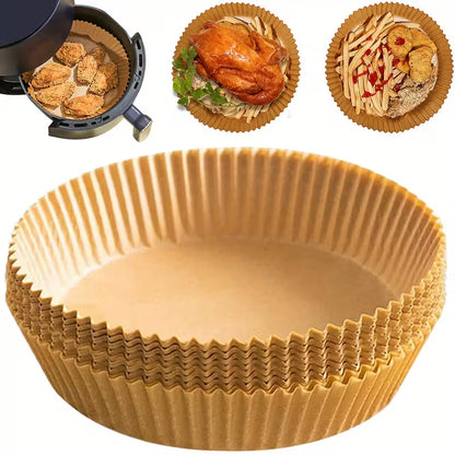 Papirni Kalup za Air Fryer (100 kom) – Bez Masnoće i Čišćenja!