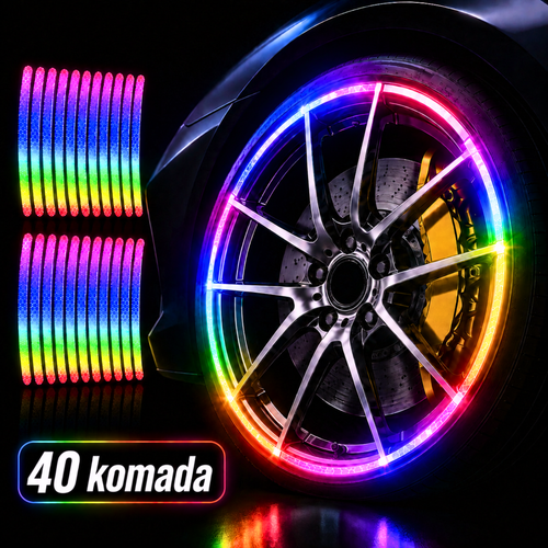 1 + 1 GRATIS REFLEKTUJUĆE TRAKE ZA TOČKOVE (40 KOMADA)