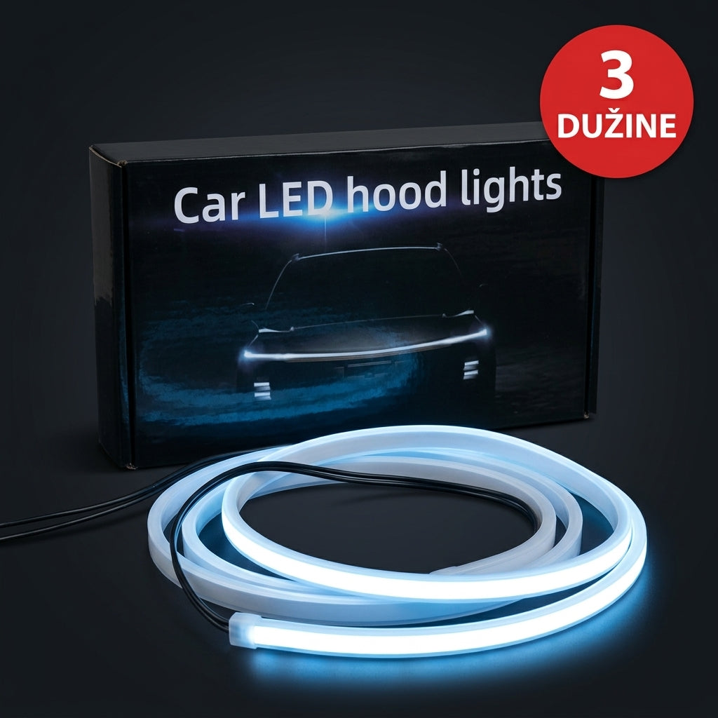 LED Svetleća Traka za Haubu Automobila