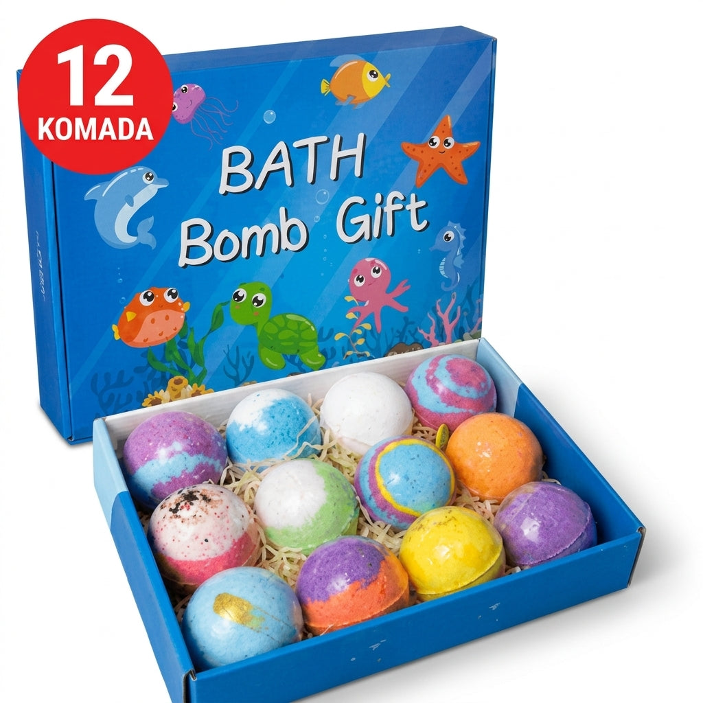 Mirisne Bombice za Kupanje za Decu (12 kom)
