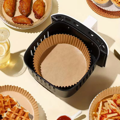 Papirni Kalup za Air Fryer (100 kom) – Bez Masnoće i Čišćenja!