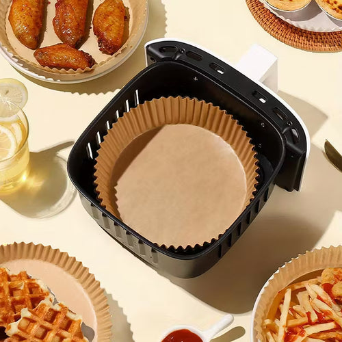 Papirni Kalup za Air Fryer (100 kom) – Bez Masnoće i Čišćenja!